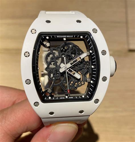 richard mille rm 055 white ceramic bubba watson